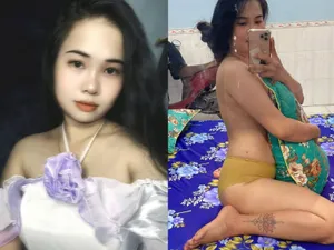 Bà xã dâm cằm điện thoại tự quay ông chồng chịch mình
