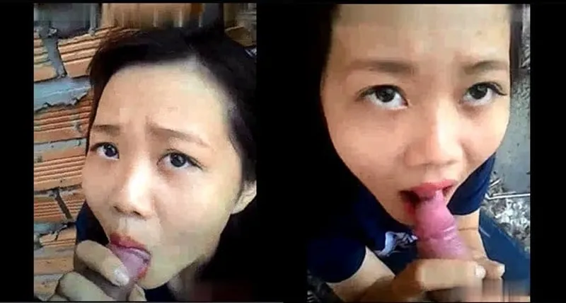 Ghệ mút cây hàng ở vườn sau nhà